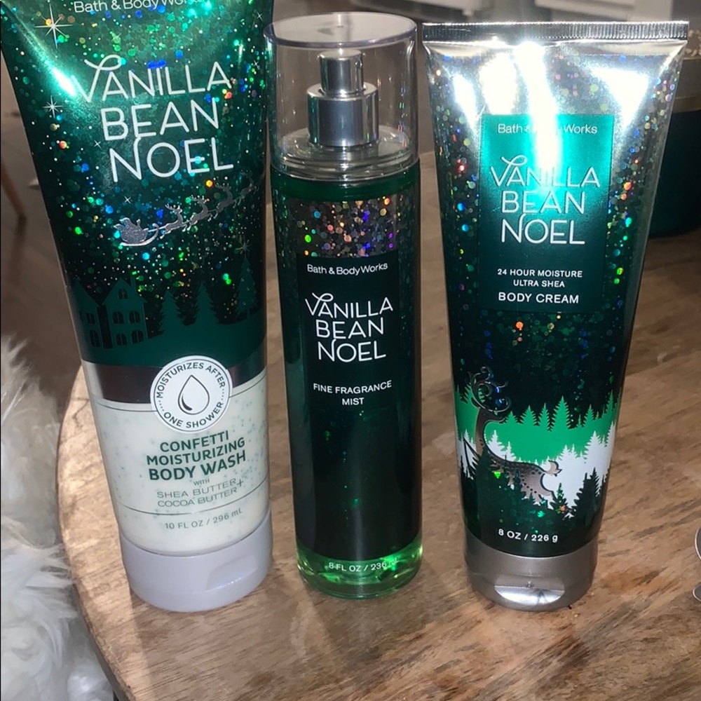 Bath and body works vanilla bean Noel